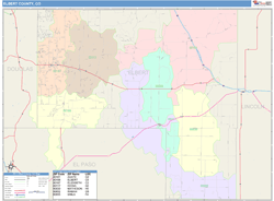 Elbert County, CO Wall Map