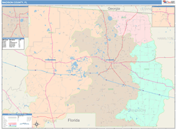 Madison County, FL Wall Map