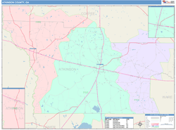 Atkinson County, GA Wall Map