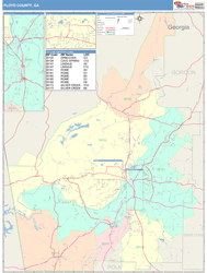 Floyd County, GA Wall Map