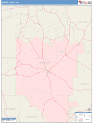 Marion County, GA Wall Map