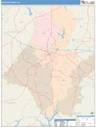 Newton County, GA Wall Map