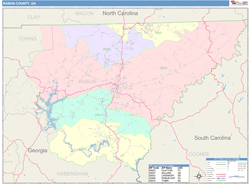 Rabun County, GA Wall Map