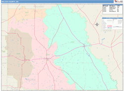 Wilcox County, GA Wall Map