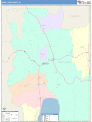 Bear Lake County, ID Wall Map