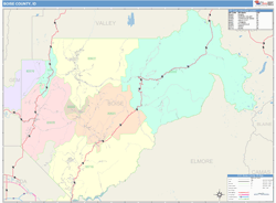 Boise County, ID Wall Map