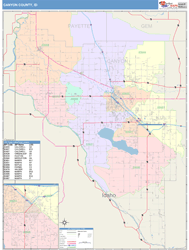 Canyon County, ID Wall Map