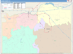 Cassia County, ID Wall Map