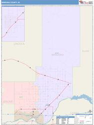 Minidoka County, ID Wall Map