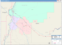 Payette County, ID Wall Map