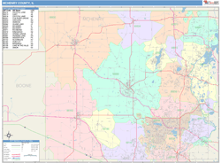 McHenry County, IL Wall Map