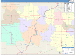 Ogle County, IL Wall Map