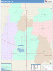 Buena Vista County, IA Wall Map