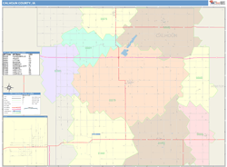 Calhoun County, IA Wall Map