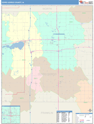 Cerro Gordo County, IA Wall Map