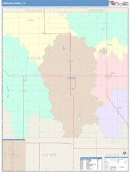 Greene County, IA Wall Map