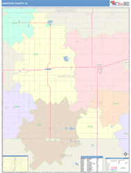 Hancock County, IA Wall Map