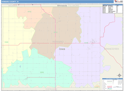 Howard County, IA Wall Map