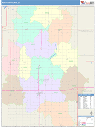 Kossuth County, IA Wall Map