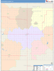 Pocahontas County, IA Wall Map