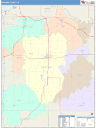 Warren County, IA Wall Map