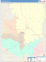 Winneshiek County, IA Wall Map