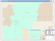 Finney County, KS Wall Map