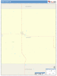 Grant County, KS Wall Map