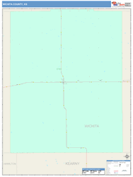 Wichita County, KS Wall Map