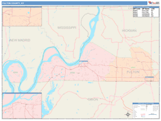 Fulton County, KY Wall Map