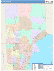 Macomb County, MI Wall Map