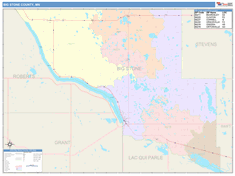 Big Stone County, MN Wall Map