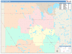 Grant County, MN Wall Map