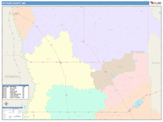 Kittson County, MN Wall Map