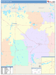 McLeod County, MN Wall Map