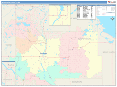 Morrison County, MN Wall Map