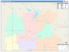 Murray County, MN Wall Map