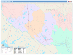 Sherburne County, MN Wall Map