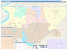 DeSoto County, MS Wall Map