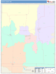 Gentry County, MO Wall Map