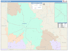 Laclede County, MO Wall Map