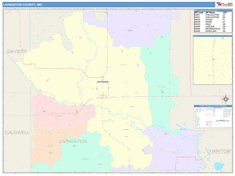 Livingston County, MO Wall Map