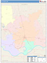 Ray County, MO Wall Map