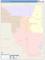 Reynolds County, MO Wall Map