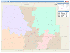 Ripley County, MO Wall Map