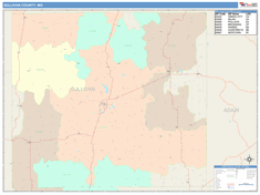 Sullivan County, MO Wall Map