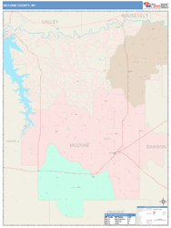 McCone County, MT Wall Map