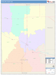 Antelope County, NE Wall Map