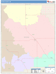 Boone County, NE Wall Map