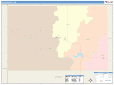 Chase County, NE Wall Map